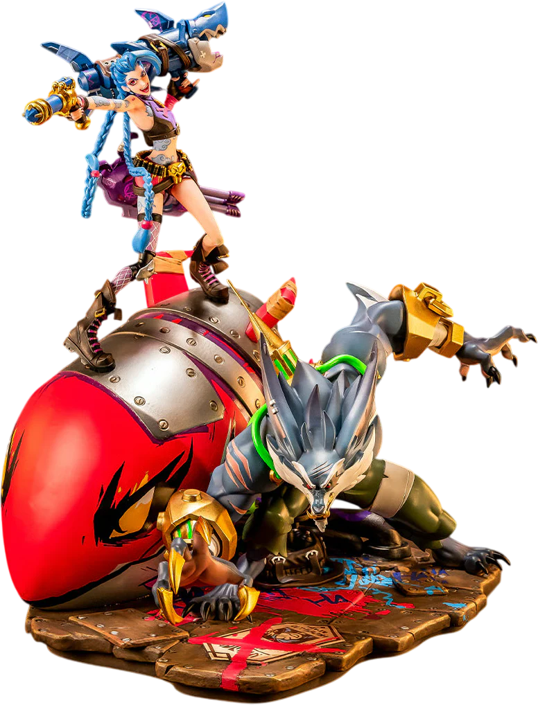2XKO - Jinx & Warwick 1:10 Scale Diorama