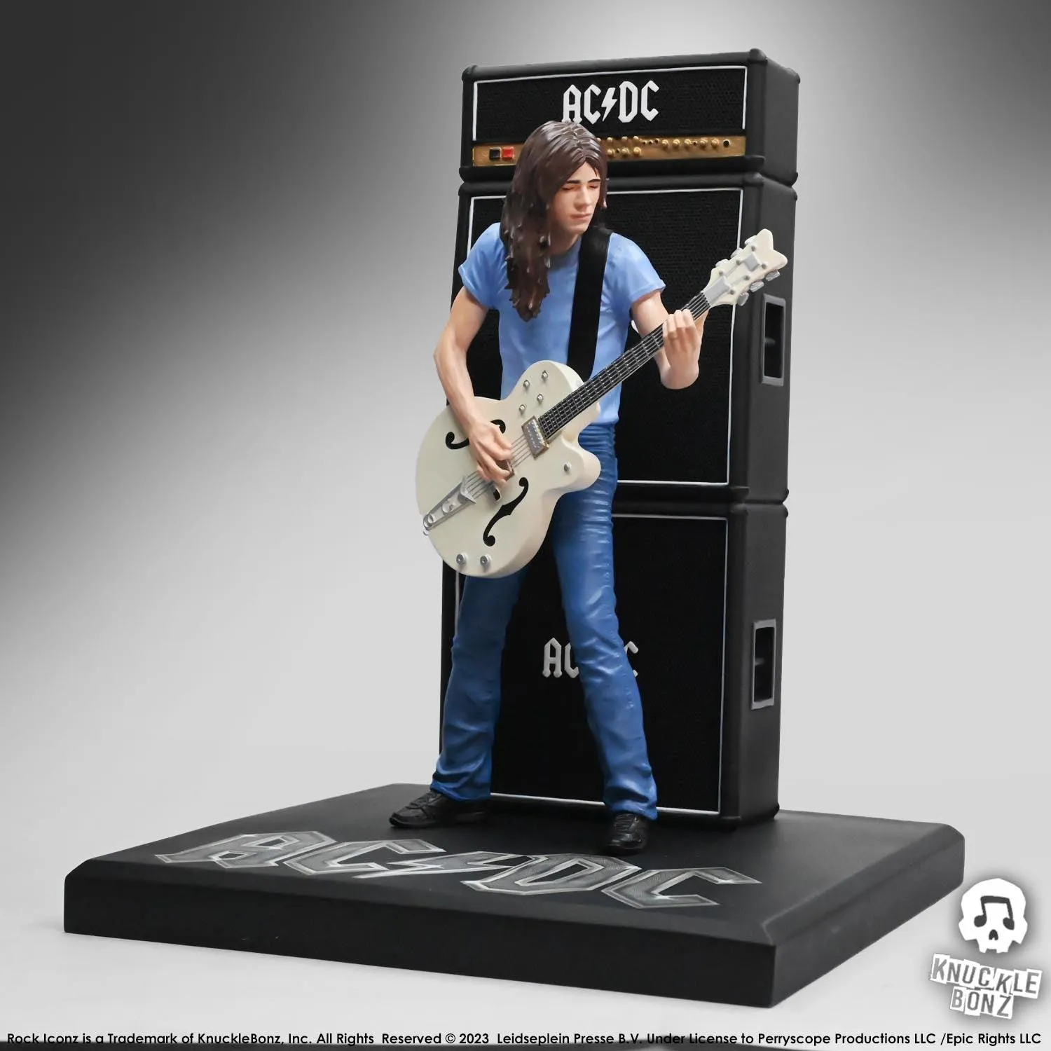 AC/DC - Angus & Malcolm Young Rock Iconz 1:9 Scale Statue (Set of 2) - Image 4