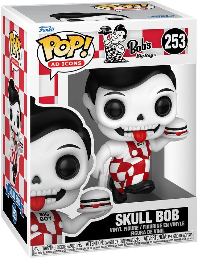 Ad Icons: Bob's Big Boy - Skull Bob Pop! Vinyl - Image 3