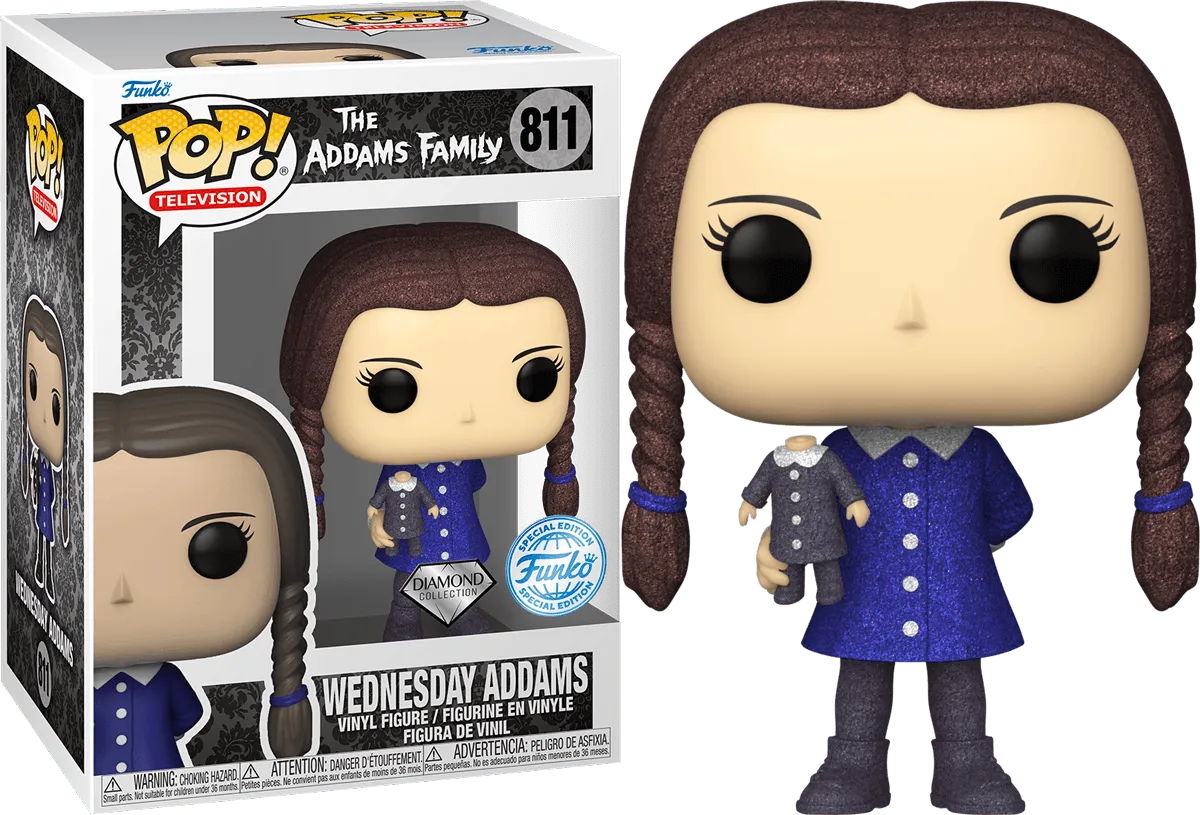 Addams Family (TV) - Wednesday US Exclusive Diamond Glitter Pop! Vinyl [RS]