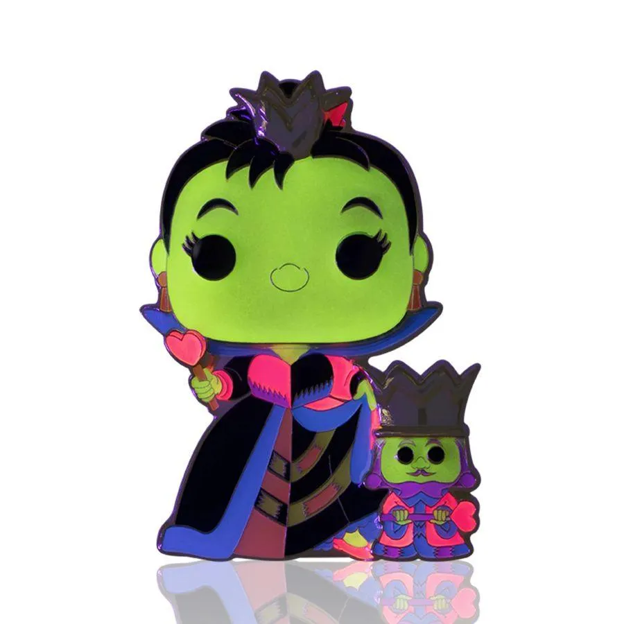 Alice in Wonderland (1951) - Queen & King Glow Blacklight Pop! Pin - Image 4