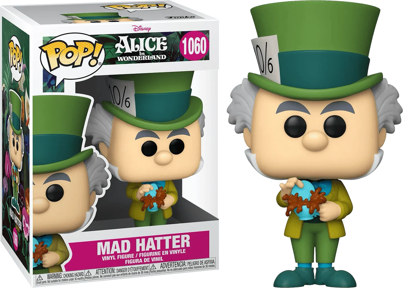 Alice in Wonderland - Mad Hatter 70th Anniversary Pop! Vinyl