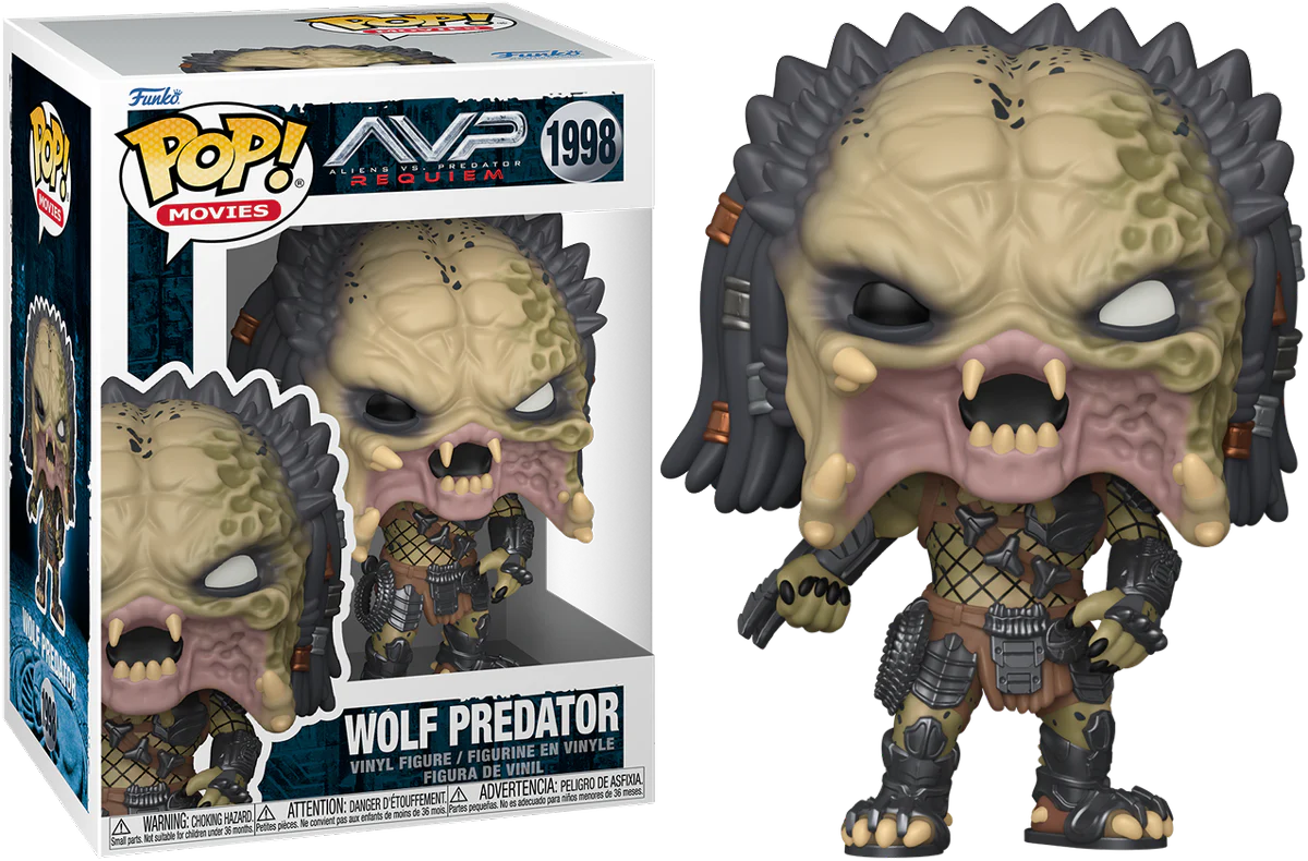 Alien Vs Predator: Requiem - Wolf Predator Pop! Vinyl - Chase Bundle - Image 2