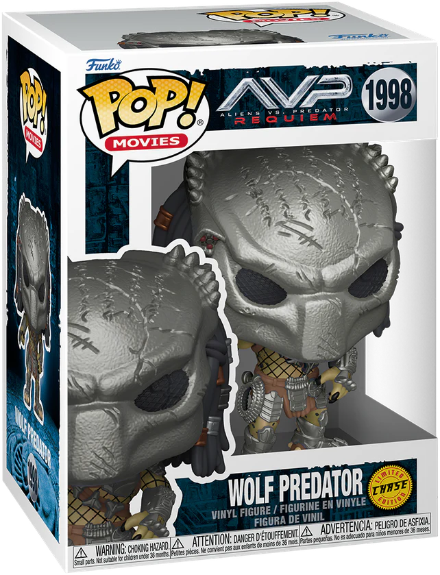 Alien Vs Predator: Requiem - Wolf Predator Pop! Vinyl - Chase Bundle - Image 3