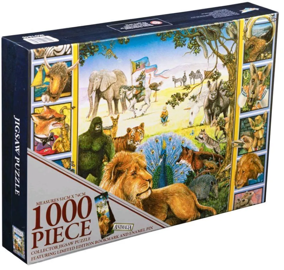 Animalia - Book Cover 1000 piece Collector Jigsaw Puzzle
