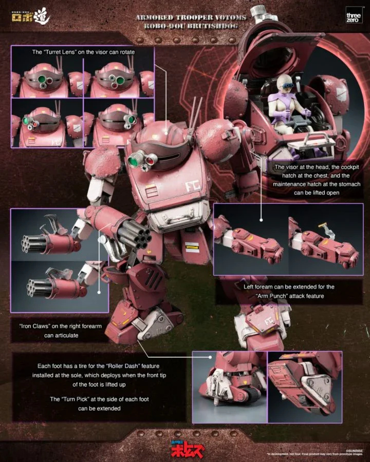 Armored Trooper VOTOMS - ROBO-DOU Brutishdog Figure - Image 11