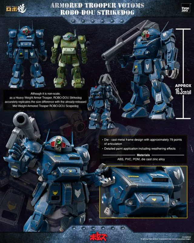 Armored Trooper Votoms - ROBO-DOU Strikedog Figure - Image 21