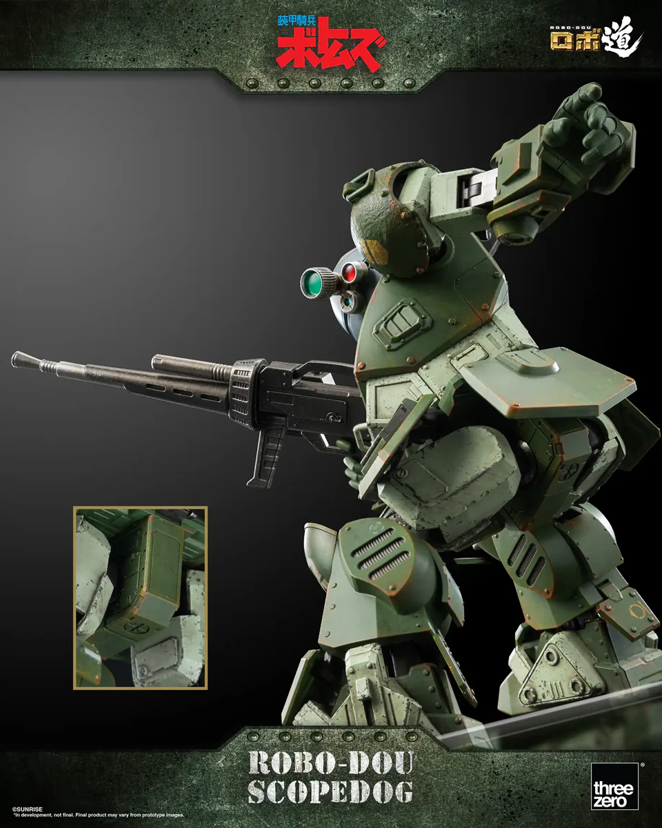 Armored Trooper VOTOMS - Scopedog Version 1.5 1:12 Scale Action Figure - Image 11