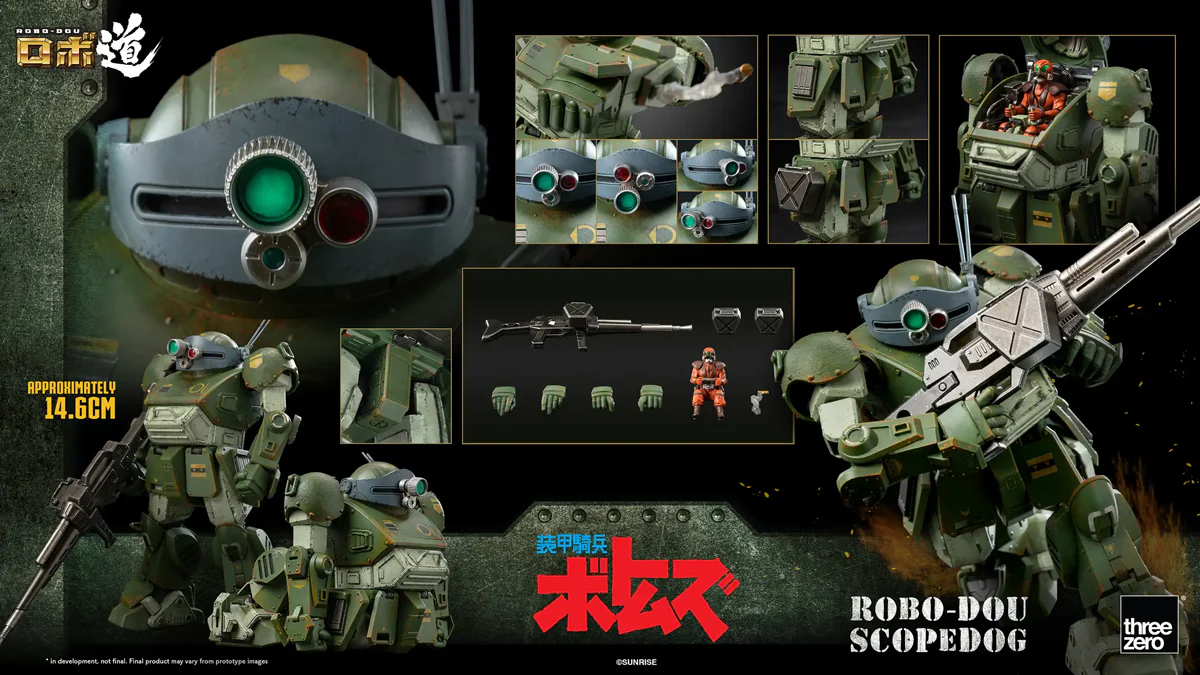 Armored Trooper VOTOMS - Scopedog Version 1.5 1:12 Scale Action Figure - Image 26