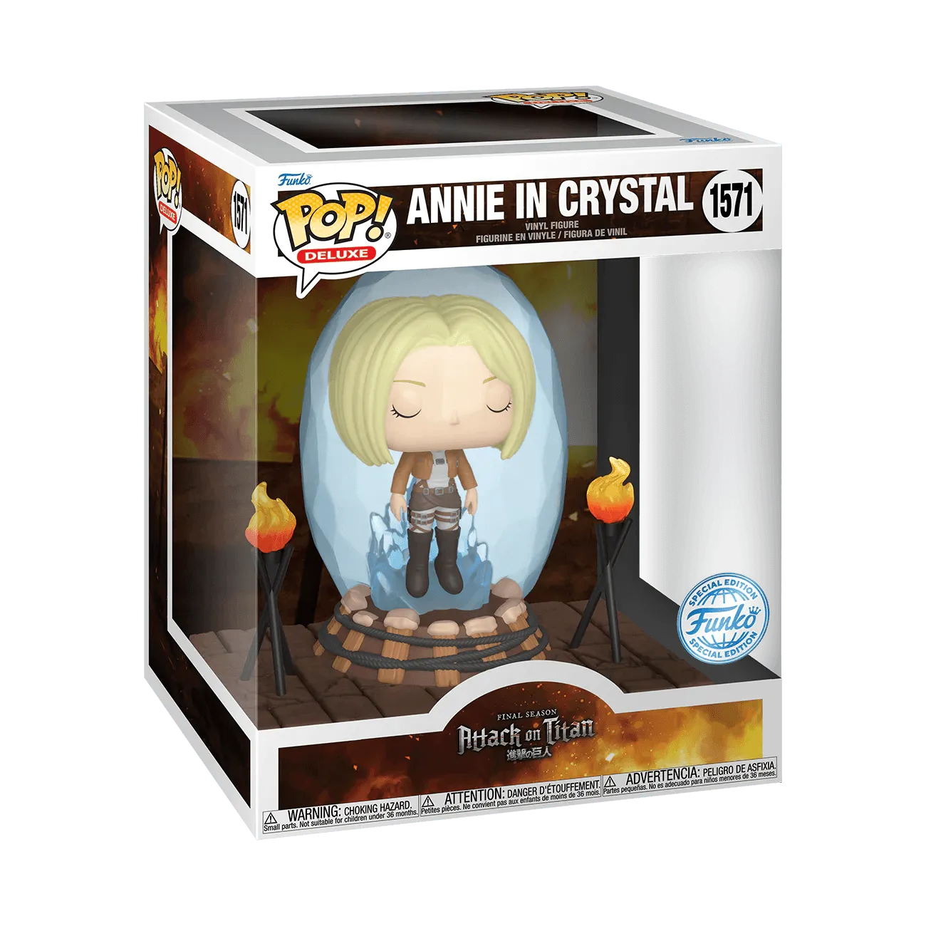 Attack on Titan - Annie in crystal US Exclusive Pop! Deluxe [RS] - Image 3