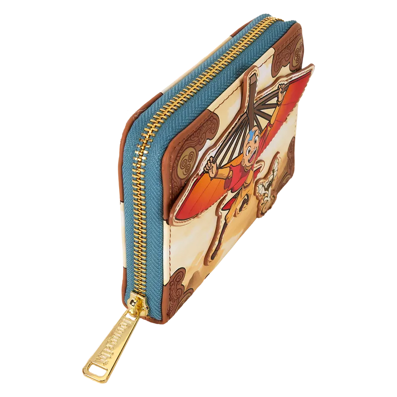 Avatar: The Last Airbender - Aang Gliding Zip Around Wallet - Image 4