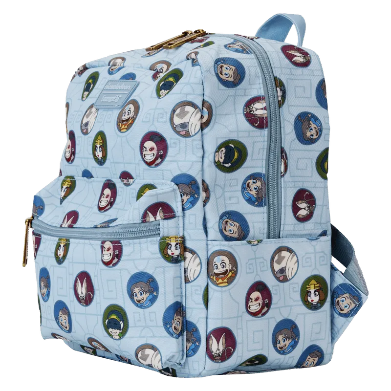 Avatar The Last Airbender - All-Over-Print Square Nylon Mini Backpack - Image 2