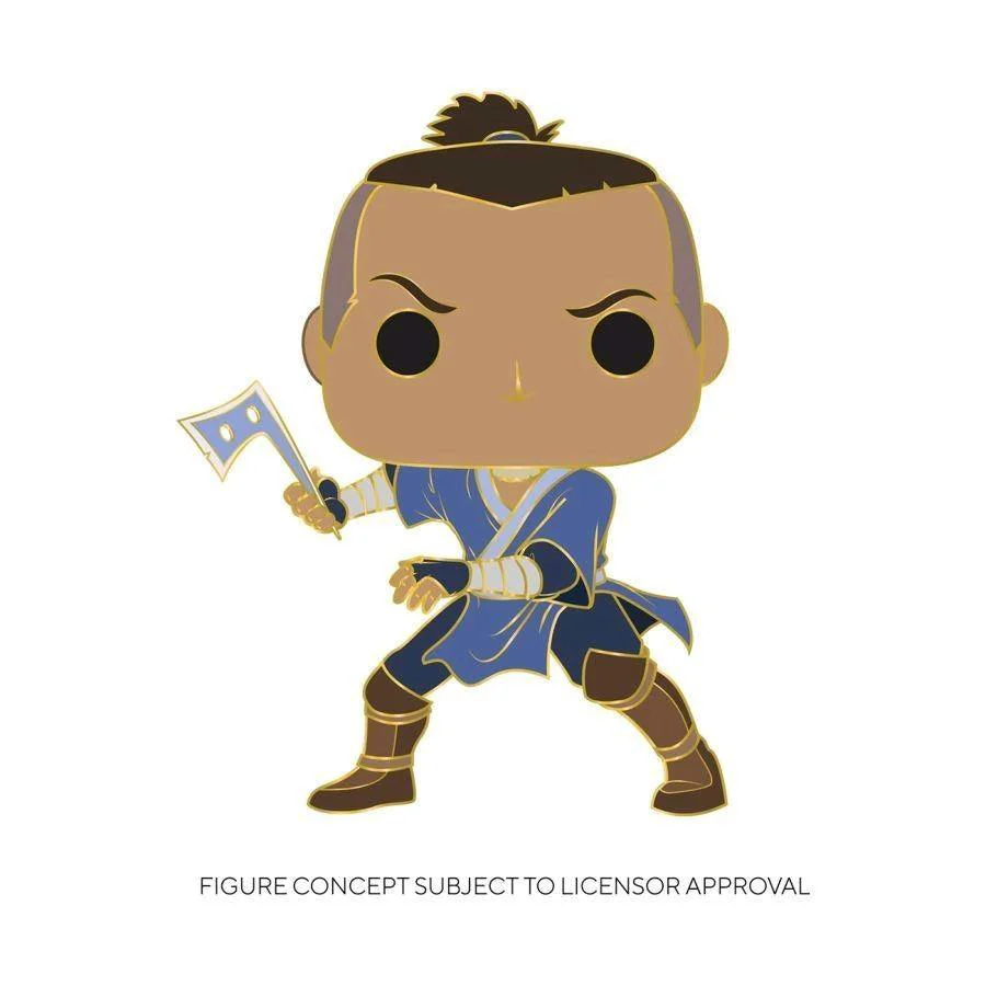 Avatar The Last Airbender - Sokka 4" Pop! Enamel Pin - Image 2