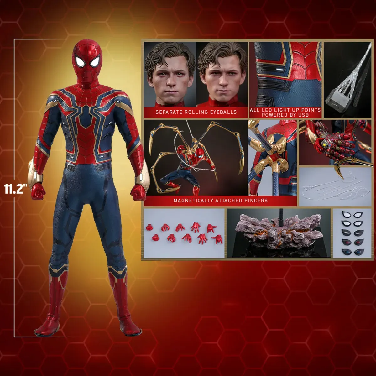 Avengers 4: Endgame - Iron Spider 1:6 Scale Collectable Action Figure - Image 3