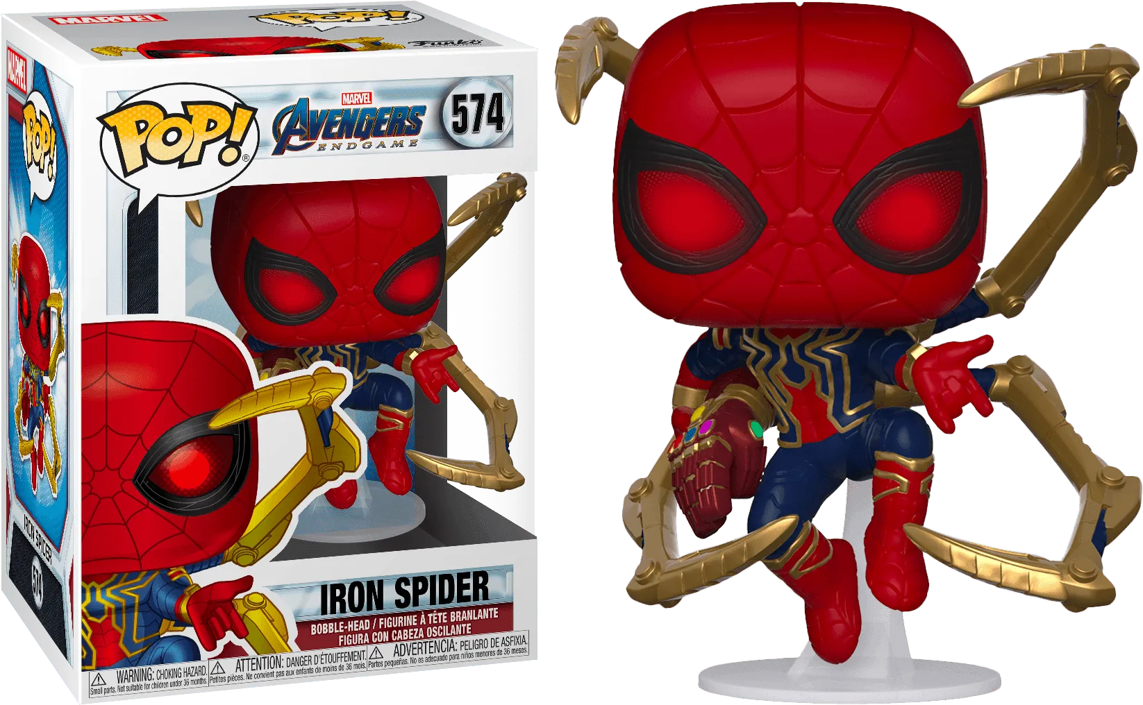 Avengers 4: Endgame - Iron Spider with Nano Gauntlet Pop! Vinyl