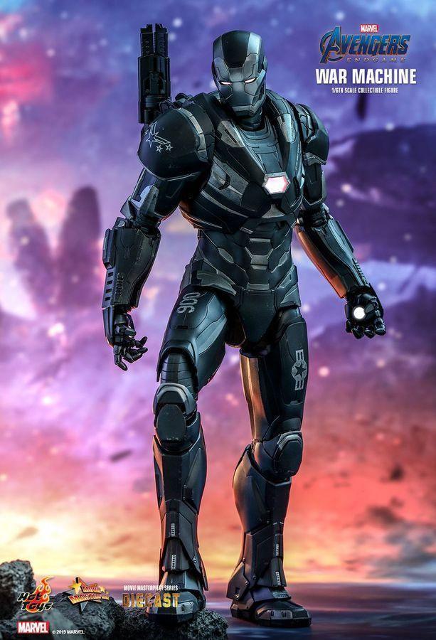 Avengers 4: Endgame - War Machine Diecast 12" Action Figure - Image 2