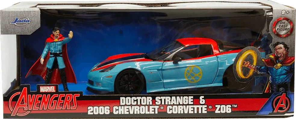 Avengers (comics) - Doctor Strange & 2006 Chevrolet Corvette Z06 1:24 Scale