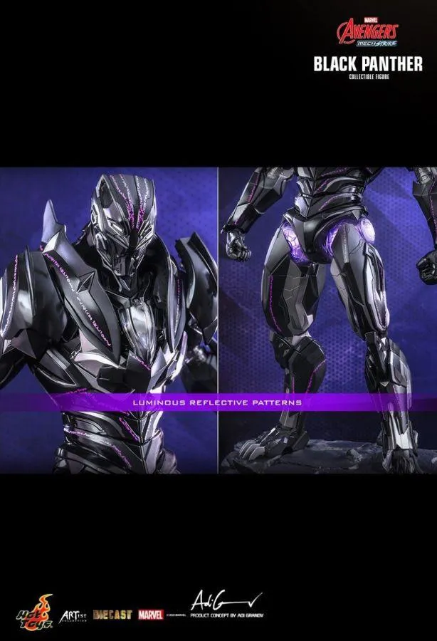 Avengers: Mech Strike - Black Panther Diecast 1:6 Scale Action Figure - Image 14