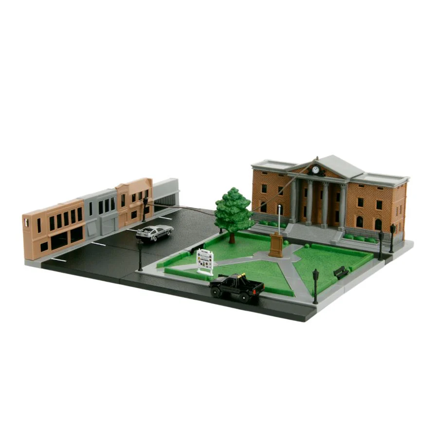 Back to the Future - 1.65" Nano Scene Hill Valley Courthouse Diecast Set - Image 2
