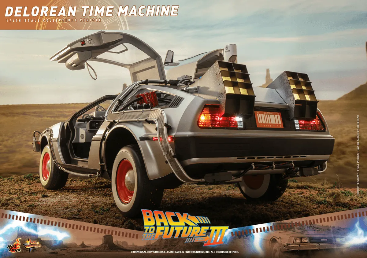 Back to the Future 3 - Delorean Time Machine 1:6 Scale Collectable Vehicle - Image 10