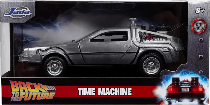 Back to the Future - Time Machine Free Rolling 1:32 Scale Hollywood Ride