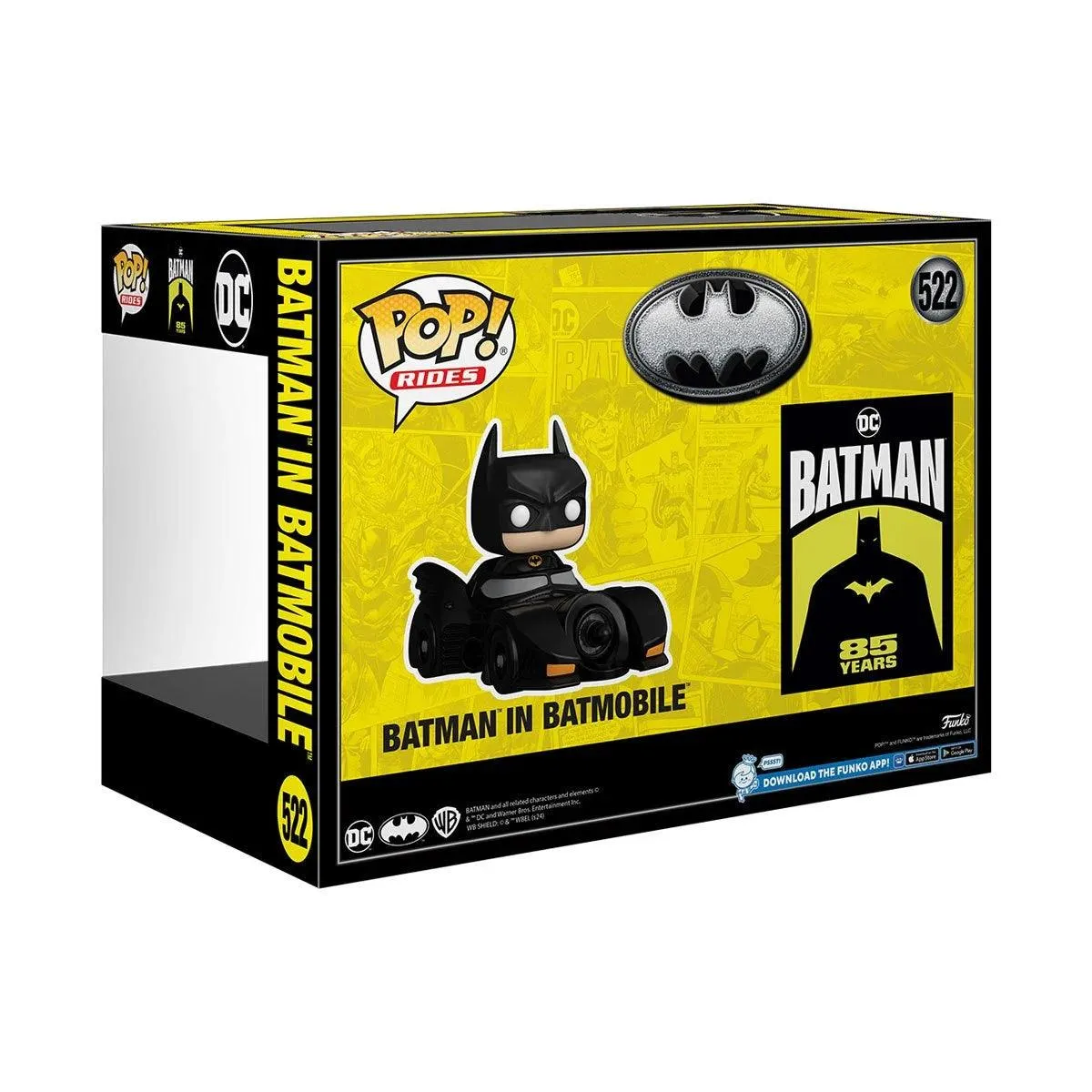 Batman: 85th Anniversary - Batman in Batmobile (1989) Pop! Ride - Image 4