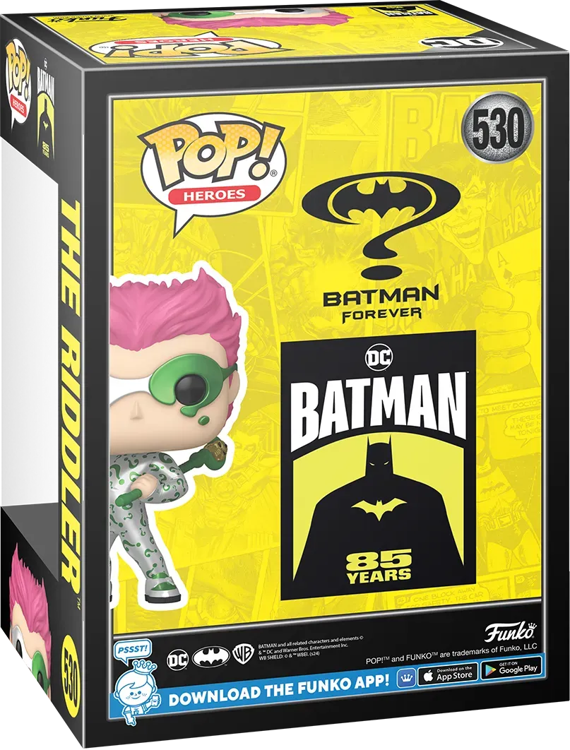 Batman Forever - The Riddler 85th Batman Anniversary Metallic Pop! Vinyl - Image 4