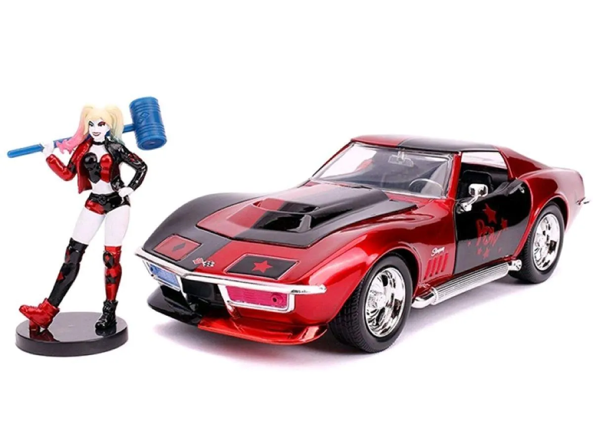 Harley Quinn (comics) - Harley Quinn & 1969 Corvette Stingray 1:24 Scale Hollywood Ride - Image 5