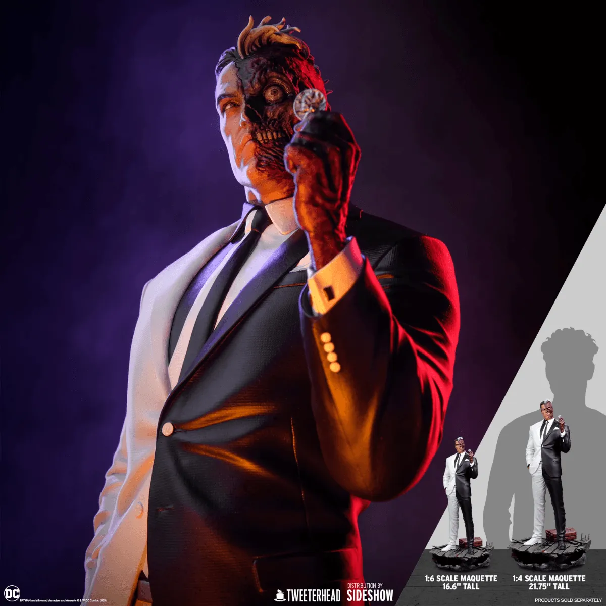 Batman - Two Face 1:6 Scale Maquette - Image 13