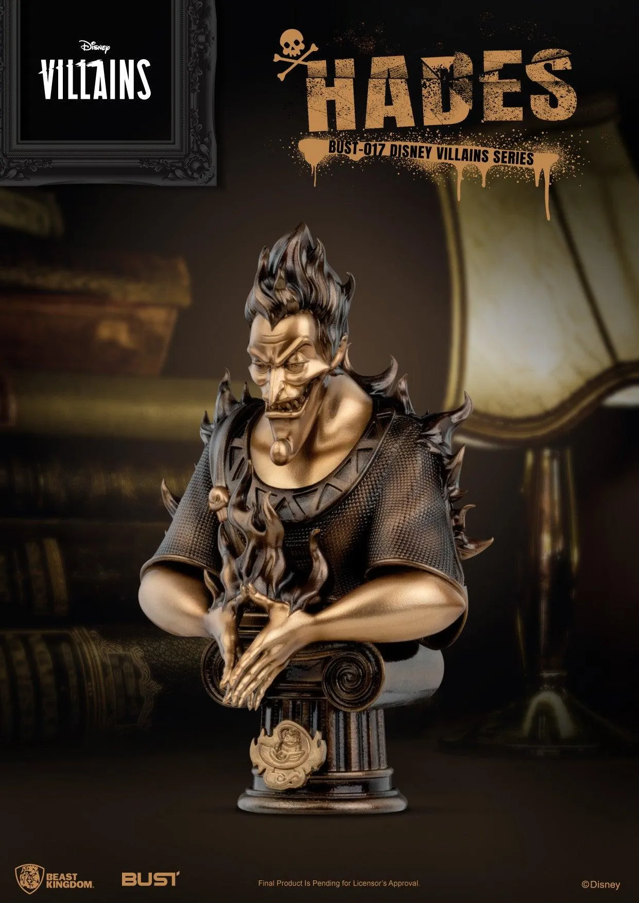 Beast Kingdom Bust Disney Villains Series Hades - Image 2