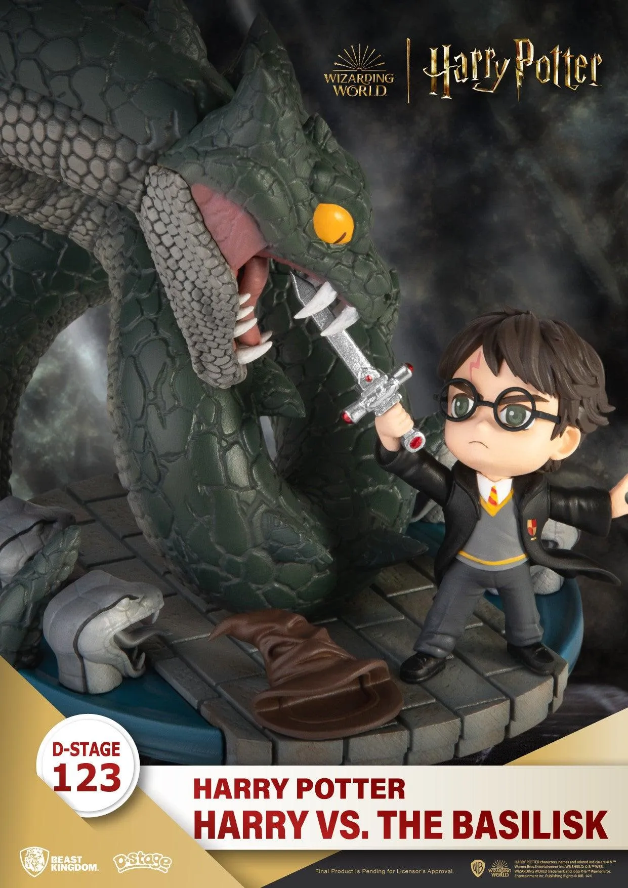 Beast Kingdom D Stage Harry Potter Harry vs Basilisk - Image 5
