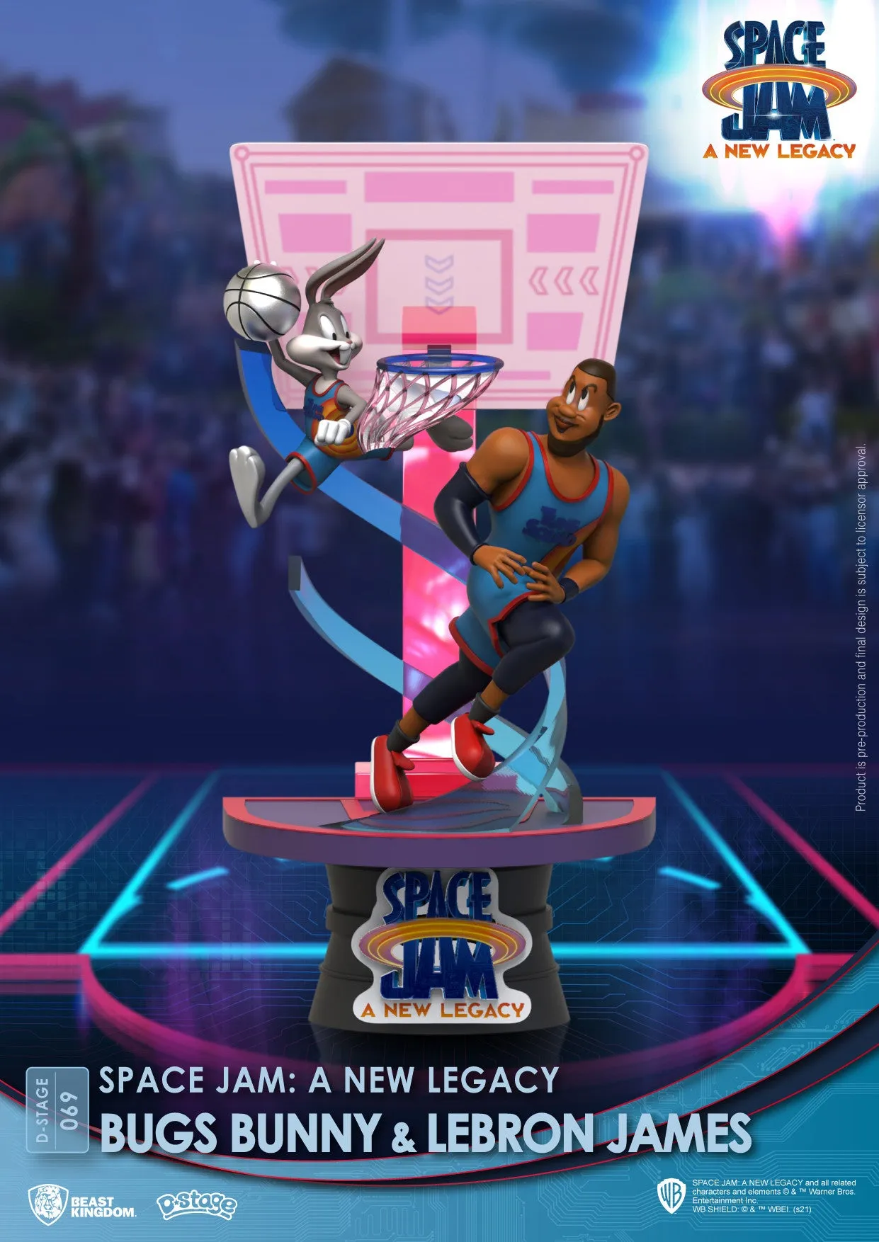 Beast Kingdom D Stage Space Jam a New Legacy Bugs Bunny & Lebron James - Image 7