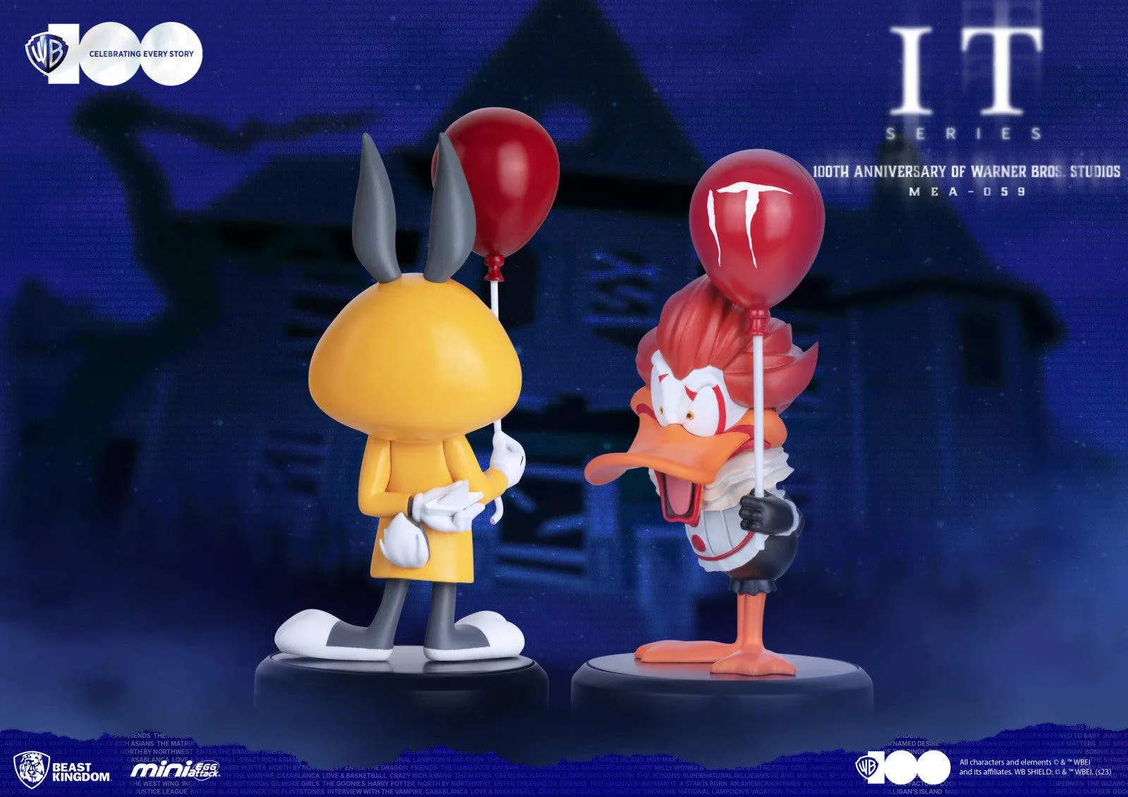 Beast Kingdom Mini Egg Attack 100th anniversary of Warner Bros Studios Series IT - Image 2
