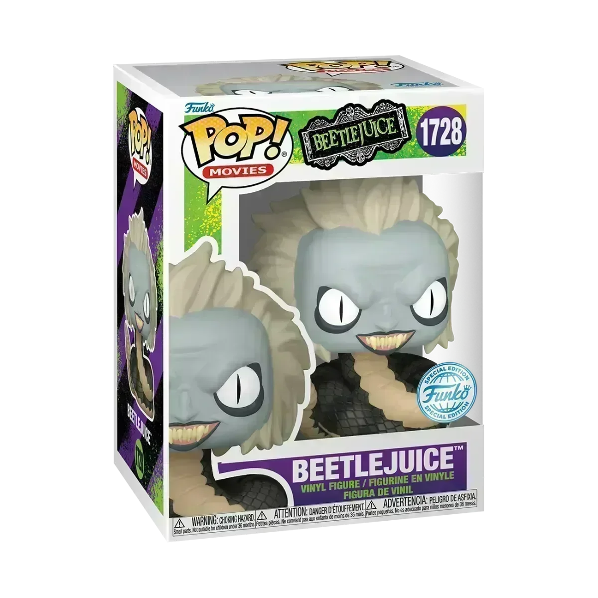 Beetlejuice - Beetlejuice (Rattlesnake) Exclusive Pop! Vinyl [RS] - Image 3
