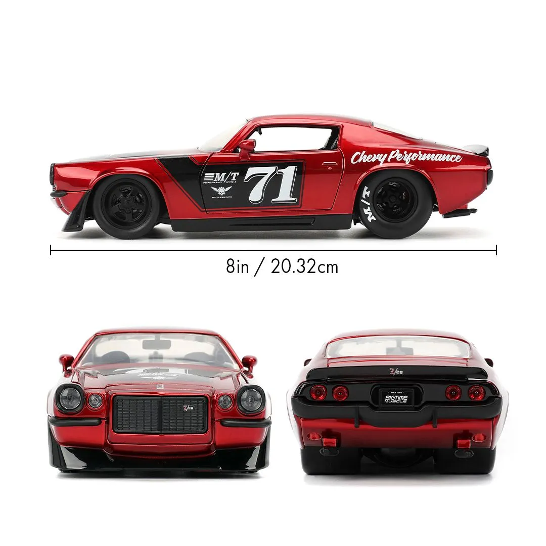 Big Time Muscle - 1:24 Scale 1971 Chevrolet Camaro Diecast Vehicle - Image 8