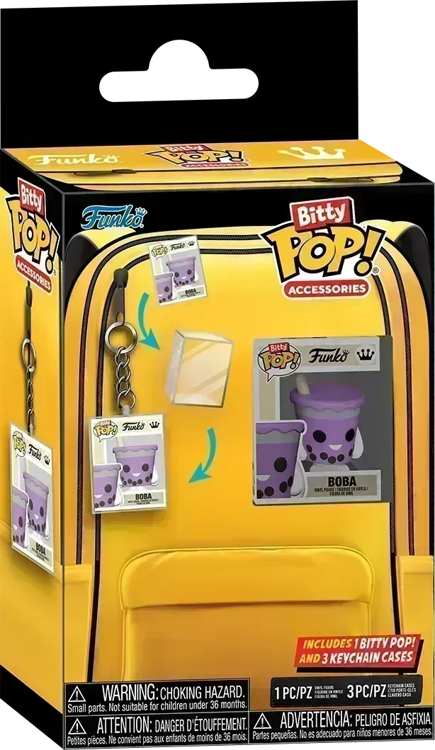 Bitty Pop! Wearables - Bitty Pop! Keychain Case 4-Pack