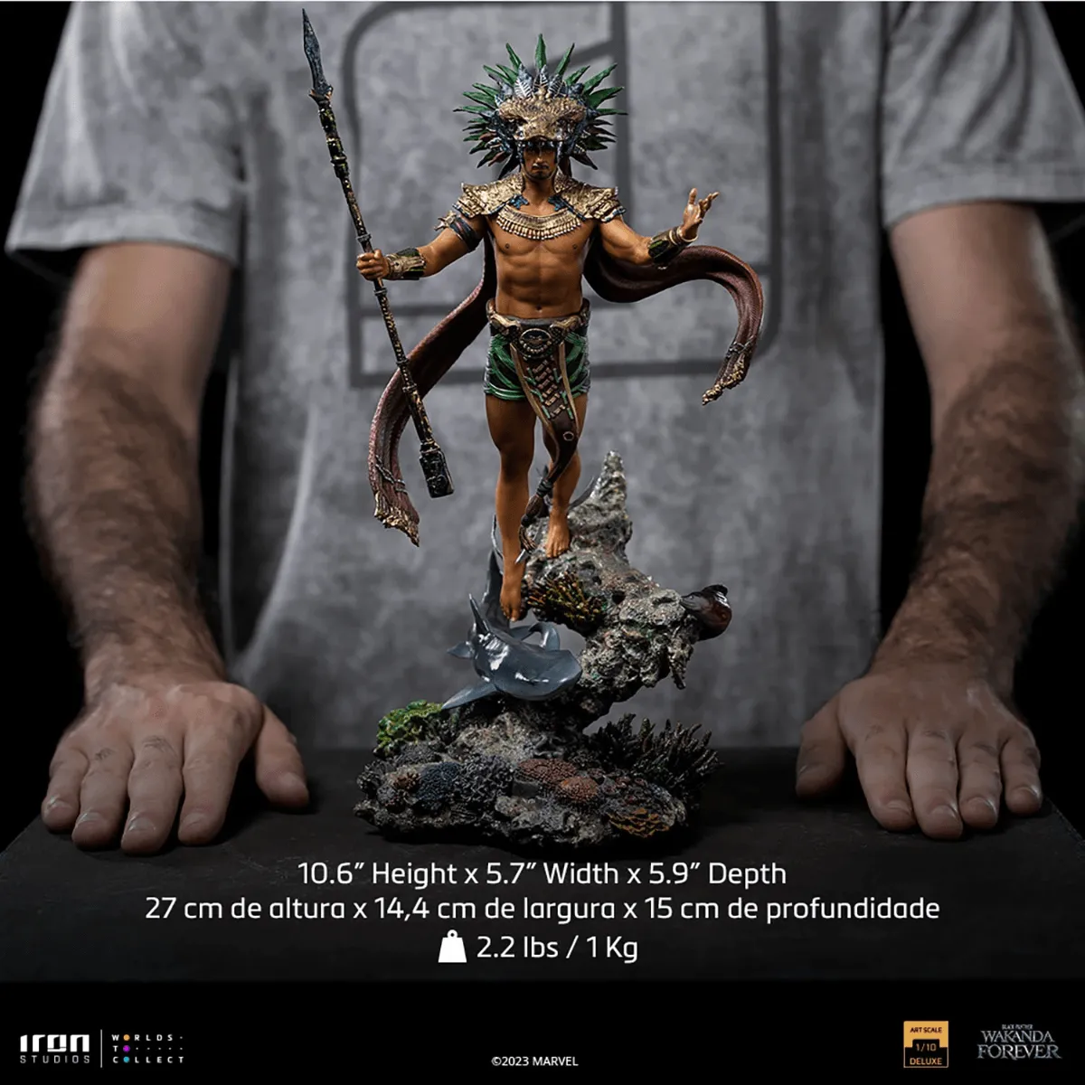 Black Panther 2: Wakanda Forever - King Namor Deluxe 1:10 Scale Statue - Image 14