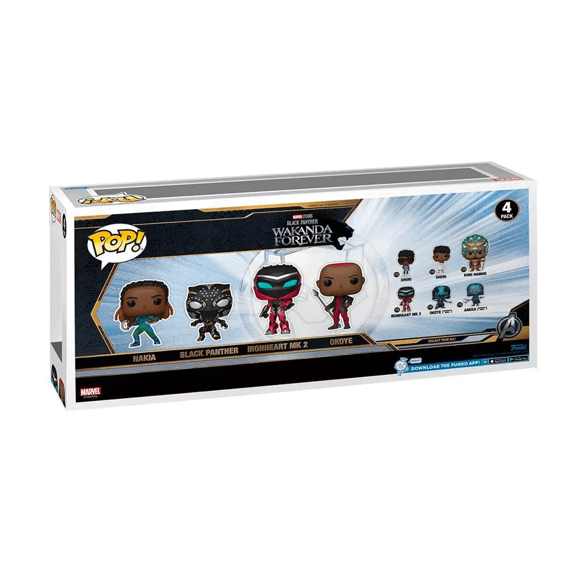 Black Panther 2: Wakanda Forever - US Exclusive Pop! 4-Pack [RS] - Image 3