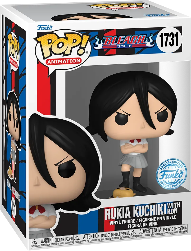 Bleach - Rukia Kuchiki with Kon US Exclusive Pop! Vinyl [RS] - Image 3