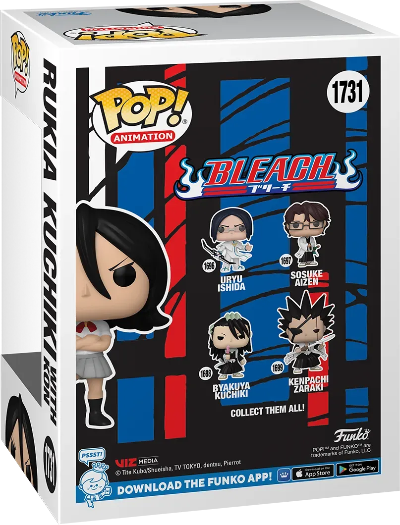 Bleach - Rukia Kuchiki with Kon US Exclusive Pop! Vinyl [RS] - Image 4