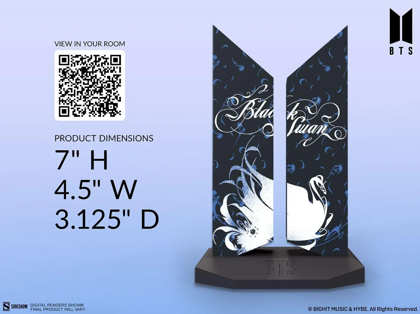 BTS - Black Swan Edition Logo Replica - Image 4