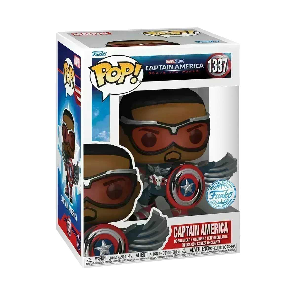 Captain America: Brave New World - Captain America Deco US Exclusive Pop! Vinyl [RS] - Image 3