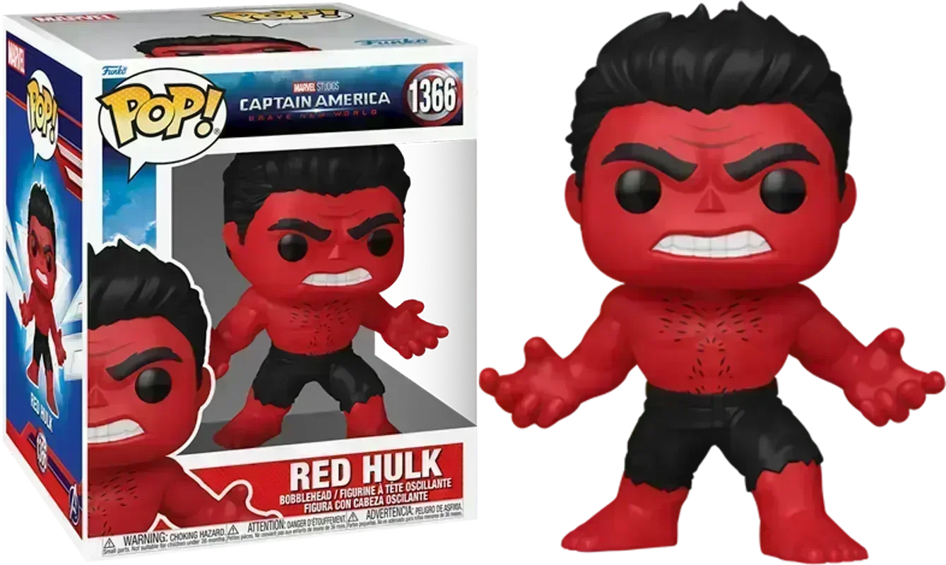 Captain America: Brave New World - Red Hulk 6" Pop! Vinyl
