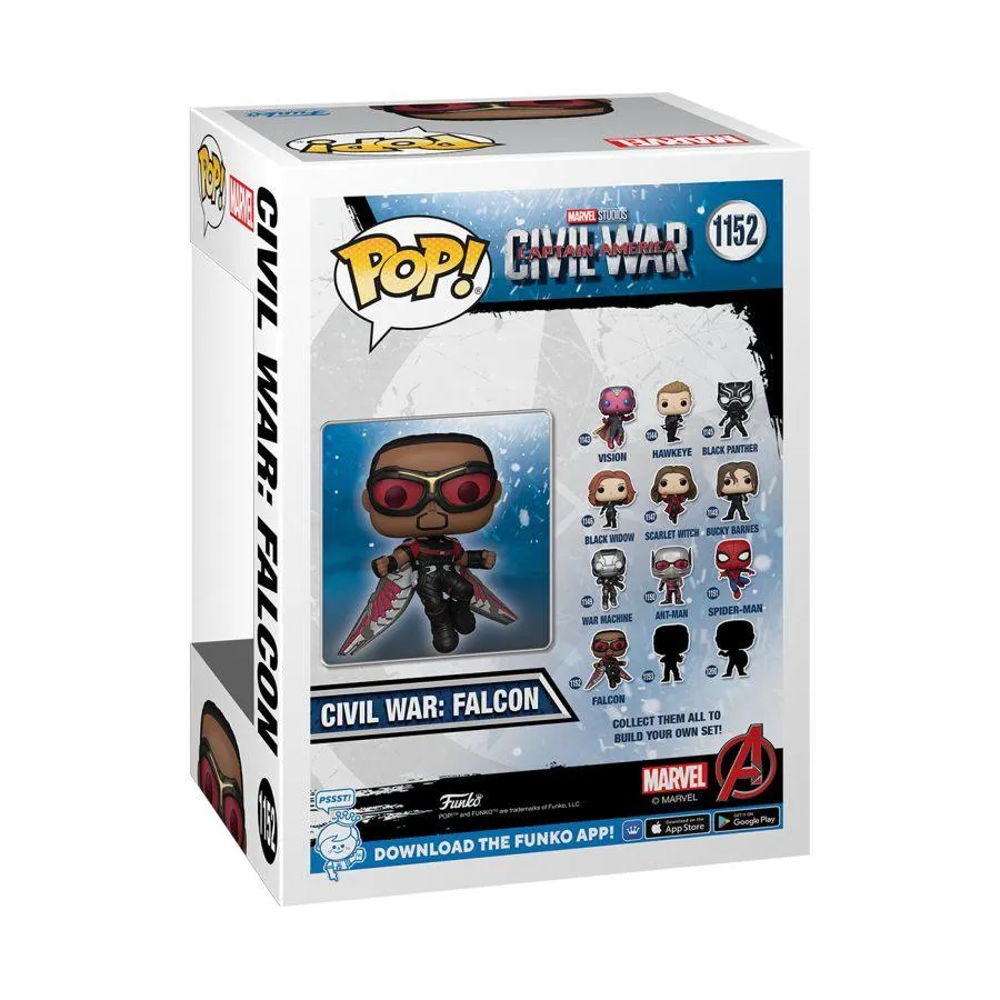 Captain America: Civil War - Falcon US Exclusive Build-A-Scene Pop! Vinyl [RS] - Image 4