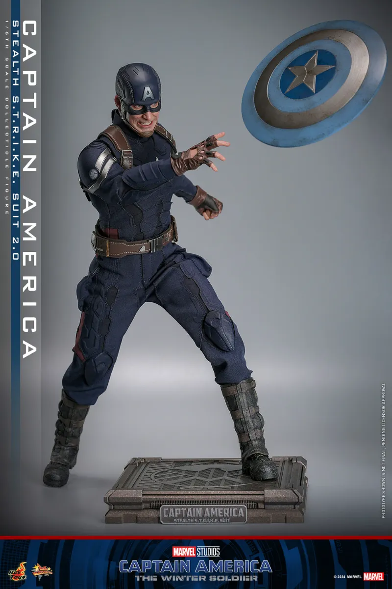 Captain America: Winter Soldier - Stealth S.T.R.I.K.E. Suit 2.0 1:6 Scale Collectable Figure - Image 10
