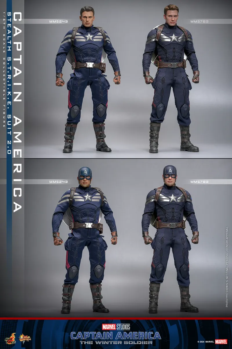 Captain America: Winter Soldier - Stealth S.T.R.I.K.E. Suit 2.0 1:6 Scale Collectable Figure - Image 17