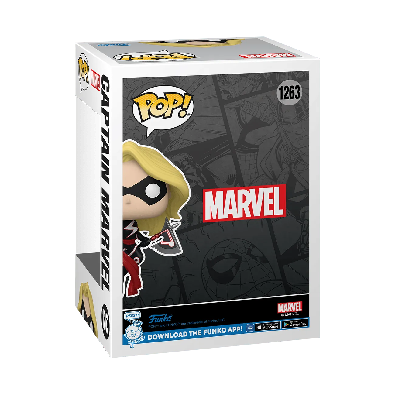 Captain Marvel - Captain Marvel with Axe SDCC 2023 US Exclusive Pop! Vinyl [RS] - Image 4
