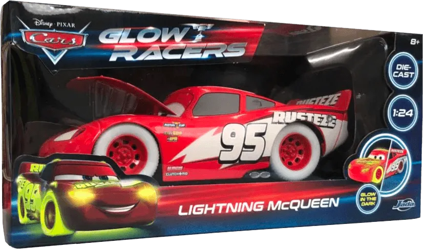 Cars - Lightning McQueen Glow 1:24 Diecast Vehicle