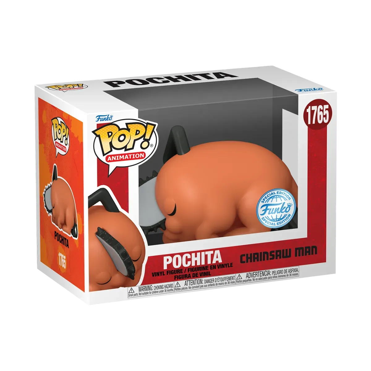 Chainsaw Man - Pochita Sleeping US Exclusive Pop! Vinyl [RS] - Image 3