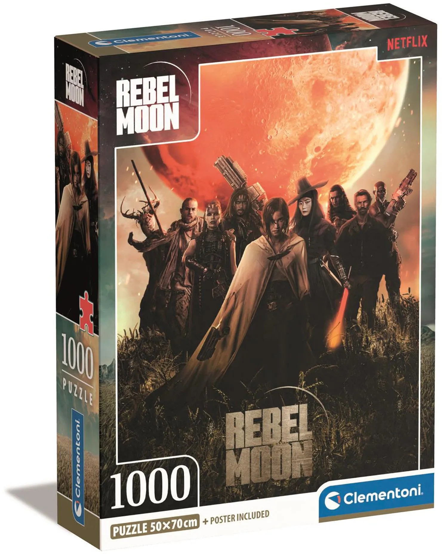 Clementoni Puzzle Netflix Rebel Moon Compact 2 1000 Piece Puzzle - Image 2